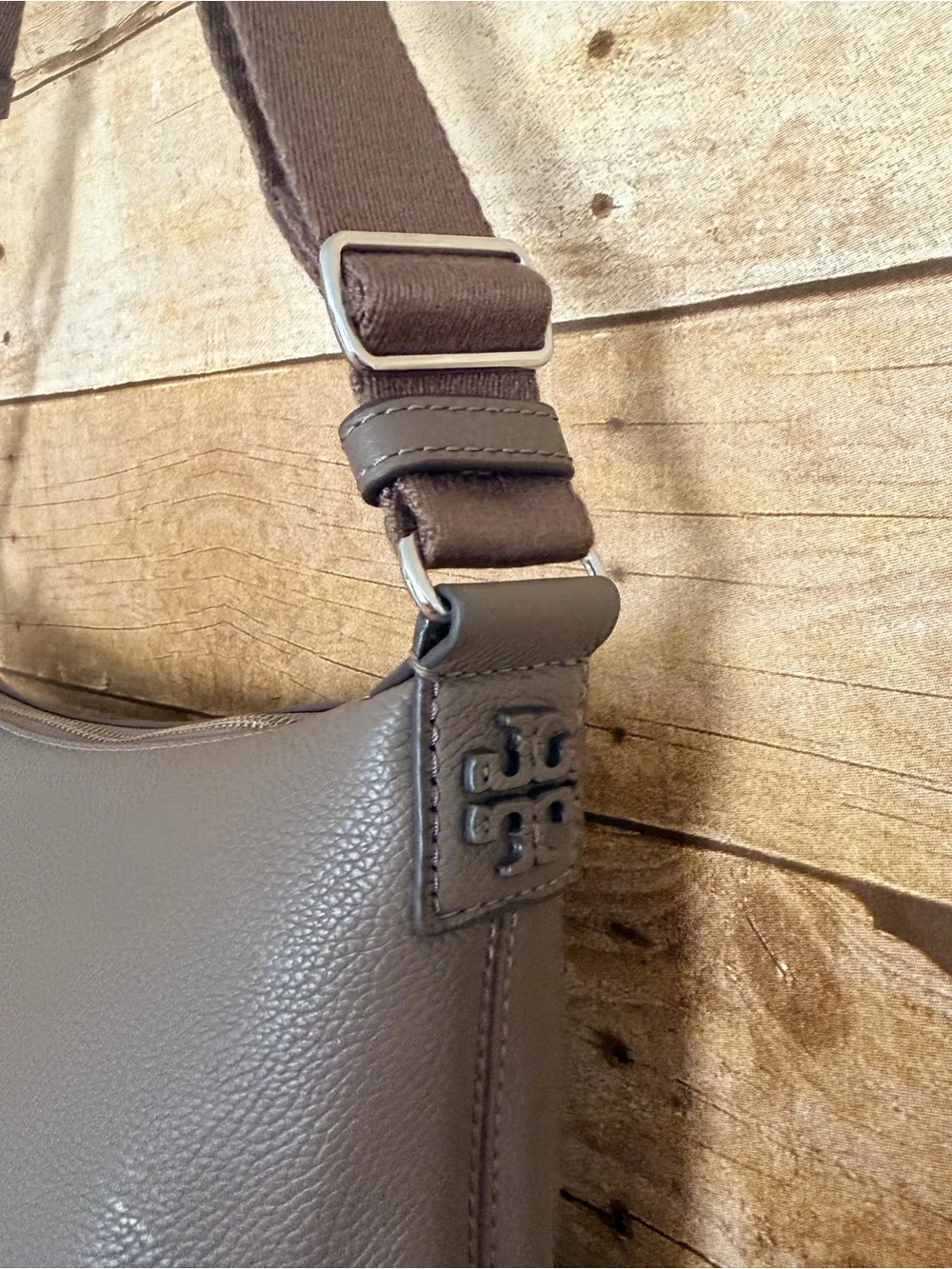 Tory Burch Wild Mushroom Thea Slouchy Crossbody NWT